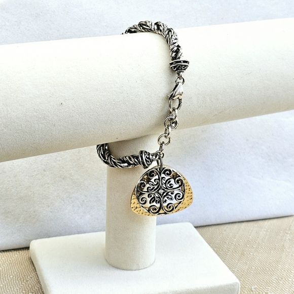 Brighton Highland Park Bracelet with Two-Tone Two-Piece Charm - Picture 8 of 16